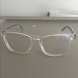 Quay Hardwire Clear Rectangular blue light Glasses
